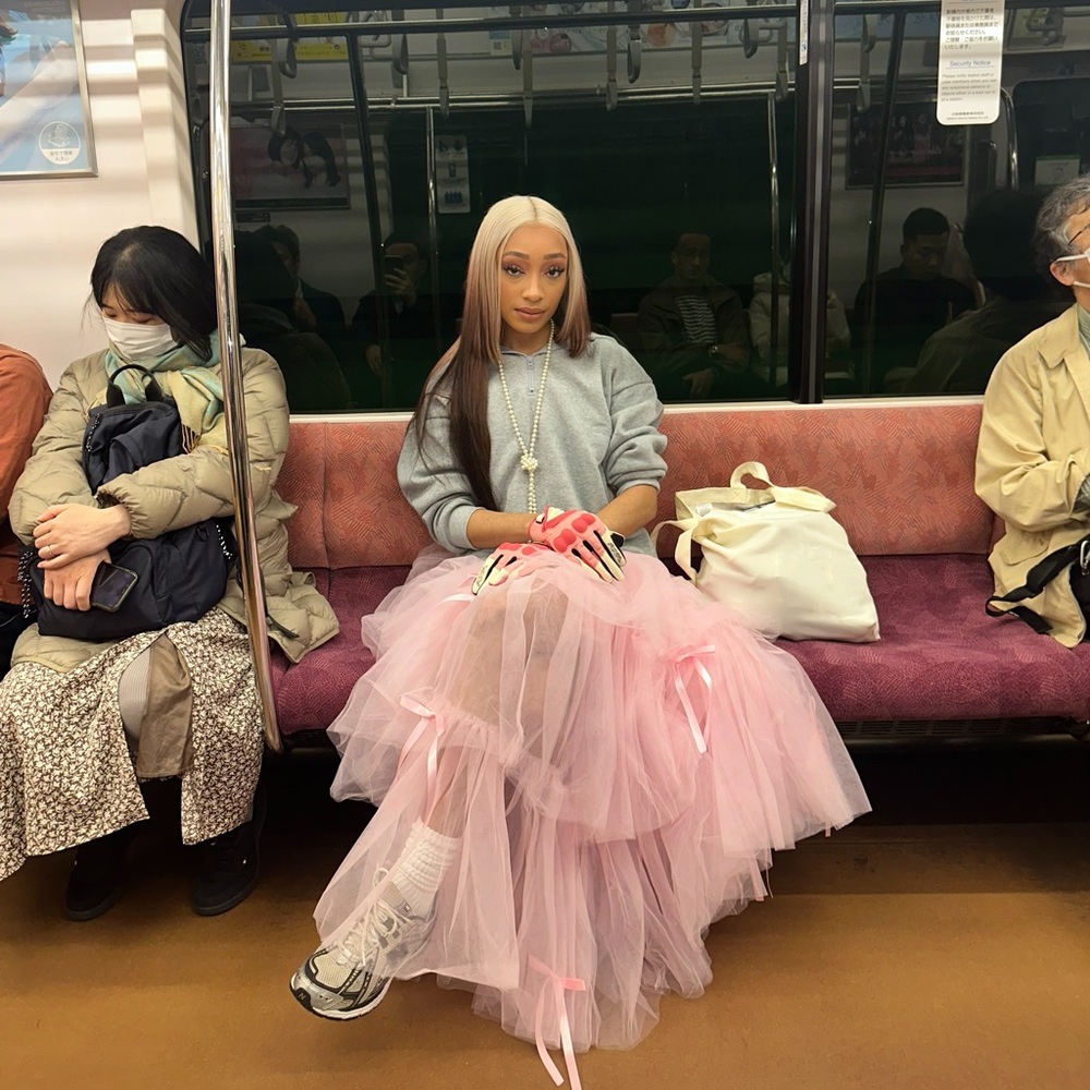 Dolls Kill x Sugar Thrillz Late to the Ball Tulle Maxi Skirt
